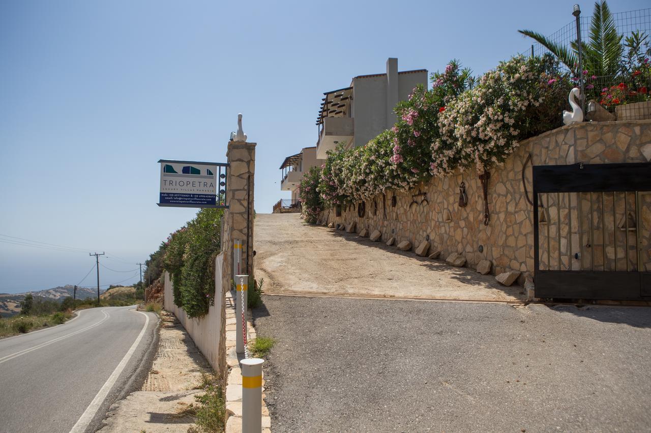 Triopetra Luxury Villas Panagia Esterno foto